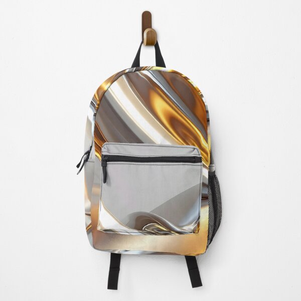 Item preview, Abstract Liquid Chrome Metal Wave Sculpture designed and sold by BetweenForms.