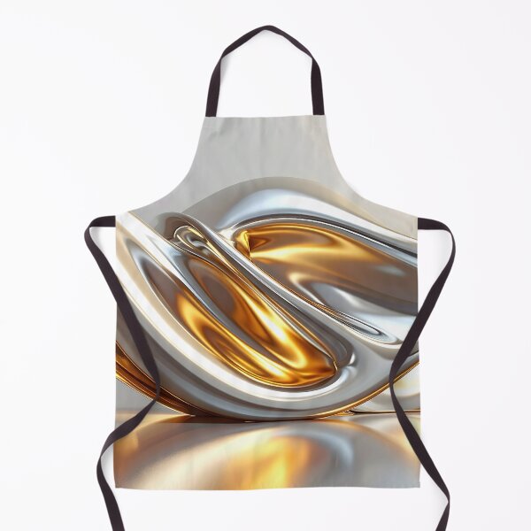 Item preview, Abstract Liquid Chrome Metal Wave Sculpture designed and sold by BetweenForms.