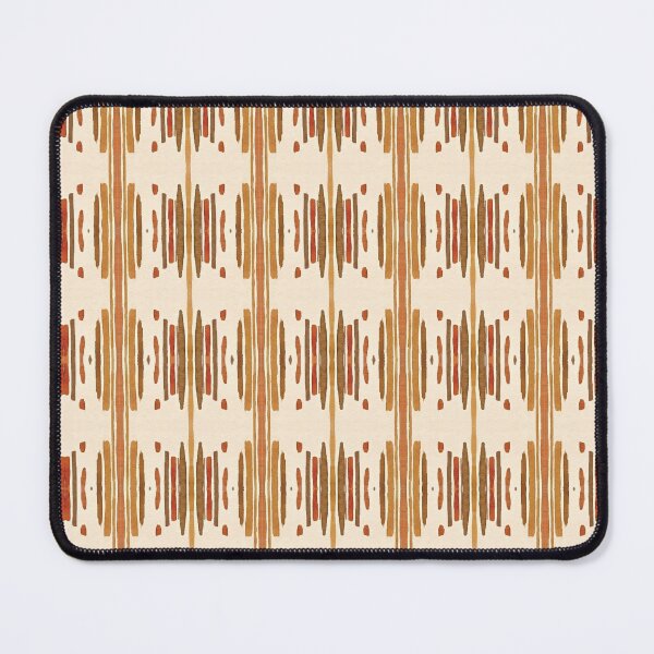 Item preview, Rust Ikat Pattern – Boho Tribal Geometric Print designed and sold by FawnFeatherCo.