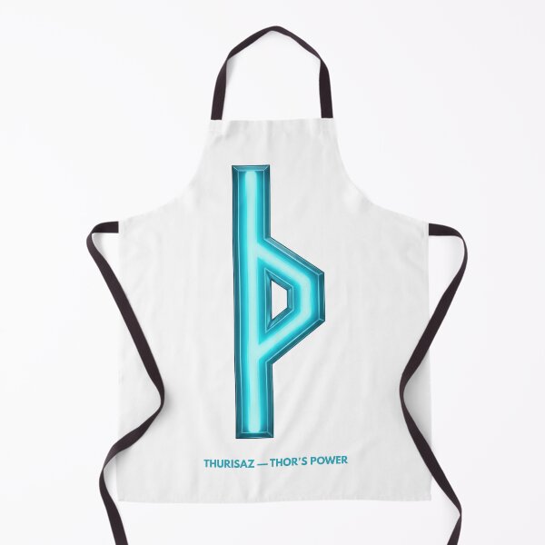 Item preview, Norse Thurisaz Rune Thor's Power Symbol Neon Glow designed and sold by CalmFrameArt.