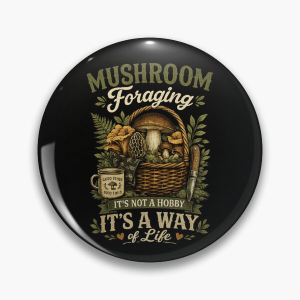 Item preview, Mushroom Hunting Forest Explorer Nature Hobby Outdoors designed and sold by MagicSD Designs.