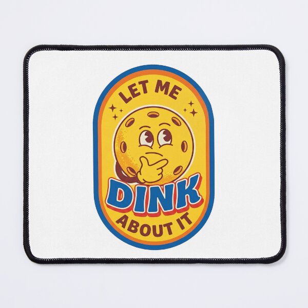 Item preview, Let Me Dink About It Funny Retro Pickleball Pun designed and sold by randaper.