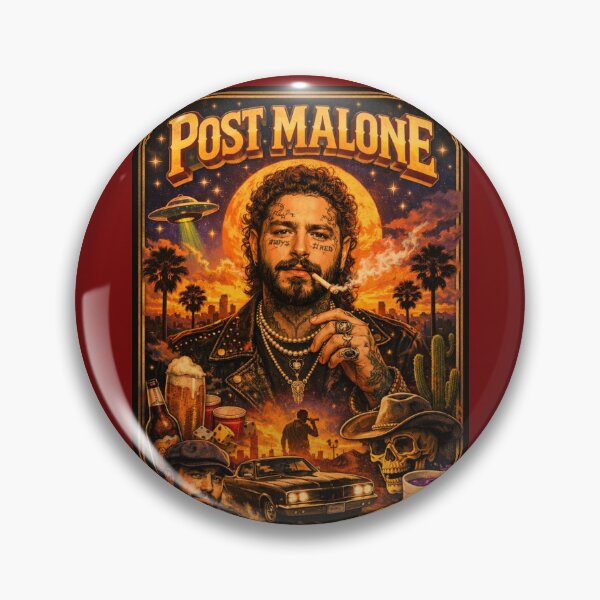Item preview, Post Malone Poster designed and sold by Halifaxartguy.