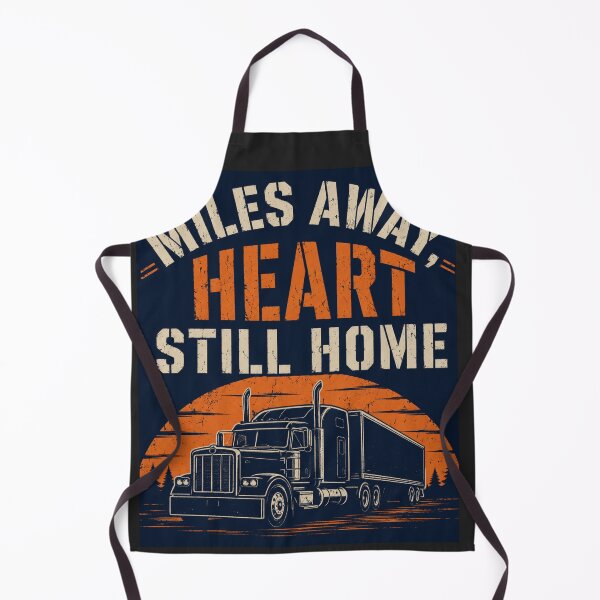 Item preview, Miles Away Heart Still Home Trucker Design designed and sold by Haque Desigens.