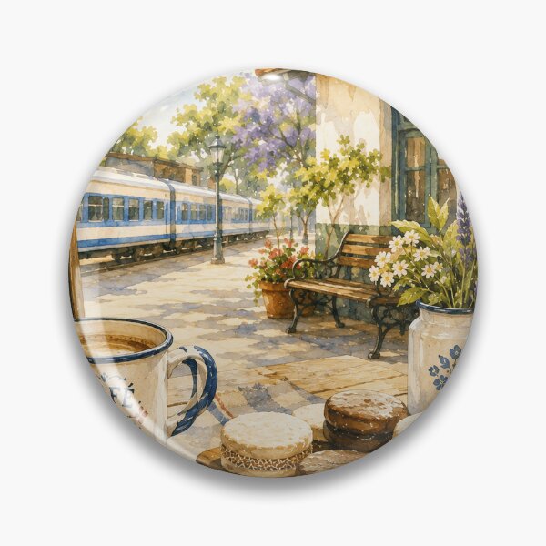 Item preview, Coffee at the Station – Coffee and Croissants | Argentine Flavors designed and sold by Esencia Argentina.