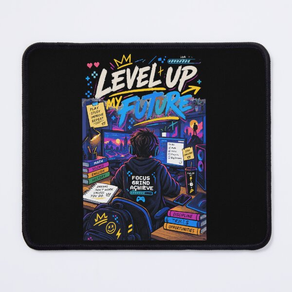 Item preview, Level Up My Future | Gamer Student Study Motivation Design designed and sold by Sunday.Supply.