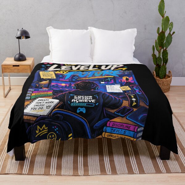 Artikelvorschau, Level Up My Future | Gamer Student Study Motivation Design entworfen und verkauft von Sunday.Supply.
