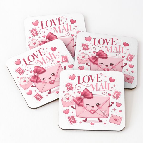 Item preview, Cute Love Mail Sticker PNG | Pink Love Letter Graphic | Kawaii Romantic Vinyl Decal | Girly Aesthetic Gift designed and sold by Stylestickers55.