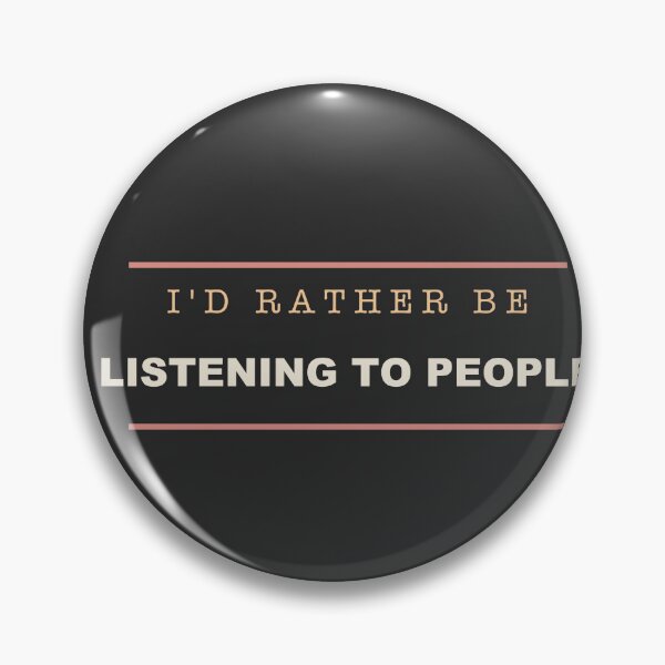 Item preview, I'd Rather Be Listening To People - Therapist designed and sold by RetroThreadWorks.