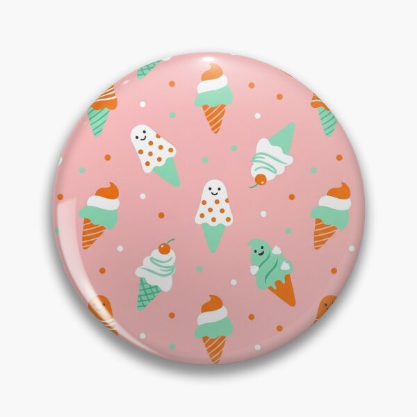 Item preview, Spooky Ice Cream - Flat Illustration Seamless Halloween Pattern designed and sold by inkaylindesign.