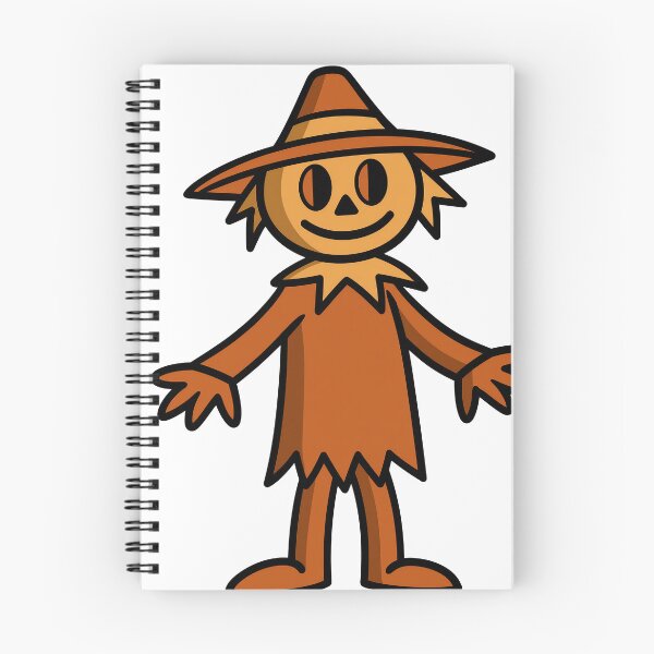 Item preview, Cute Halloween Scarecrow Cartoon – Spooky Kawaii Fall Character designed and sold by FrostyFrisby.