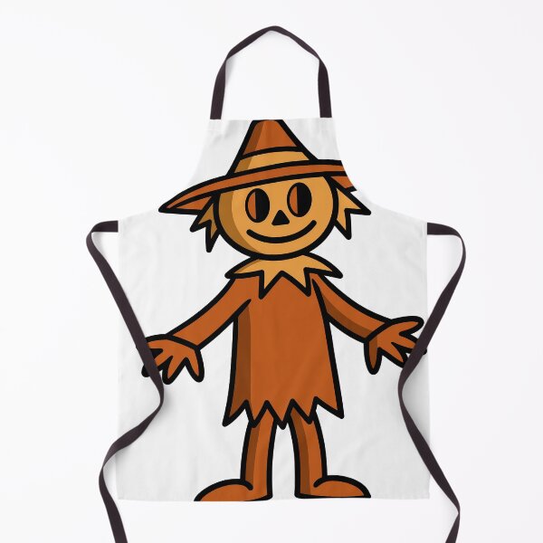 Item preview, Cute Halloween Scarecrow Cartoon – Spooky Kawaii Fall Character designed and sold by FrostyFrisby.