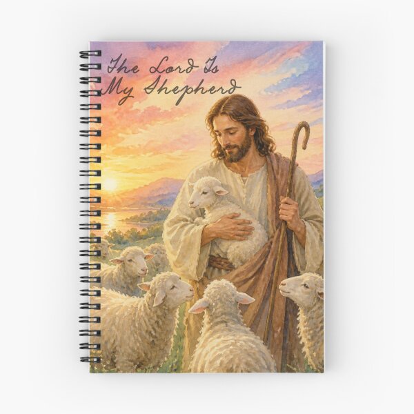 Item preview, The Lord Is My Shepherd - Jesus The Good Shepherd Oil Painting Art designed and sold by GeoandHome.