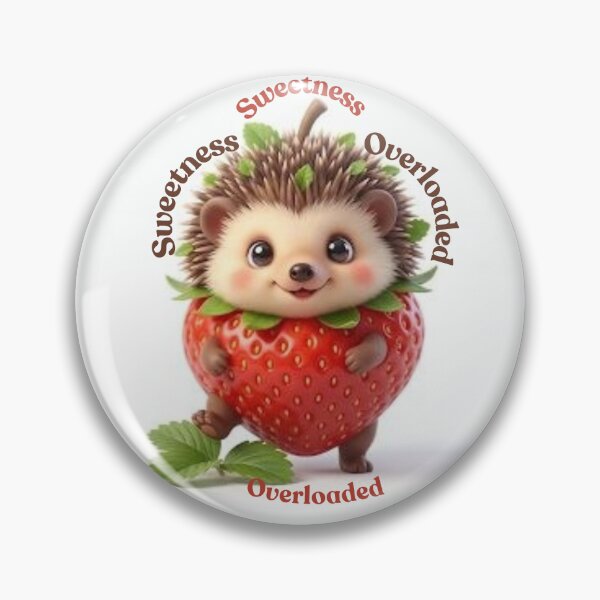 Item preview, Sweetness Overloaded Cute Hedgehog designed and sold by GehanPrints.