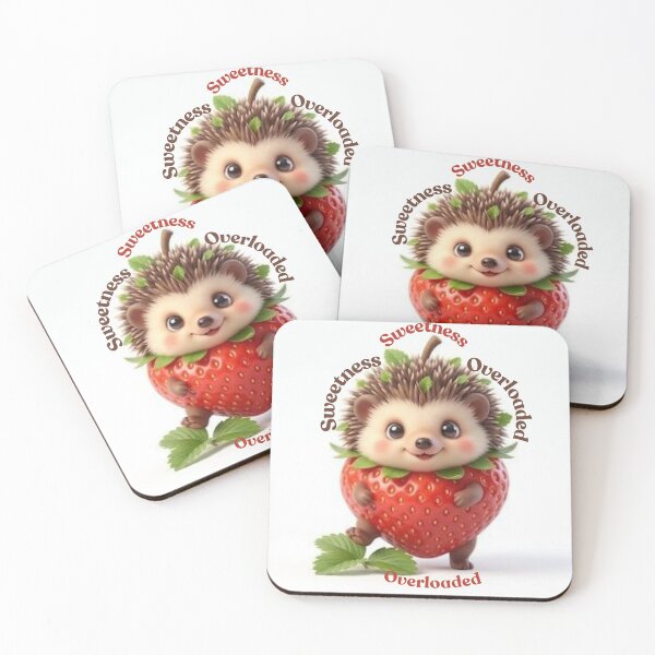 Item preview, Sweetness Overloaded Cute Hedgehog designed and sold by GehanPrints.
