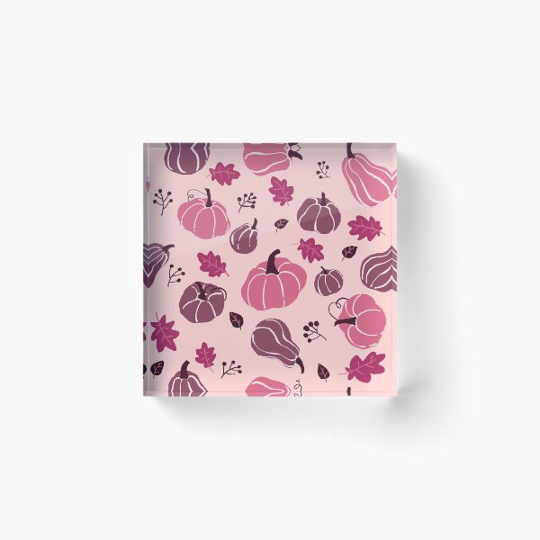 Item preview, Cute Pink Pumpkin Pattern. Cozy Autumn Cottagecore Fall Aesthetic designed and sold by MinimalAnGo.