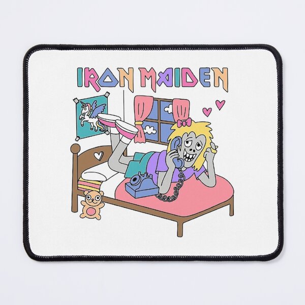 Item preview, Iron Maiden Heavy Metal Zombie Girl Cute Bedroom Cartoon designed and sold by kuasmasker.
