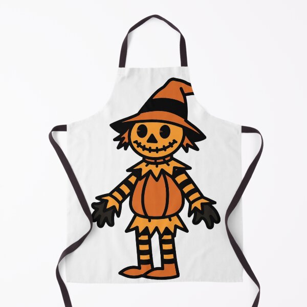 Item preview, Cute Halloween Scarecrow Cartoon – Spooky Kawaii Fall Character designed and sold by FrostyFrisby.
