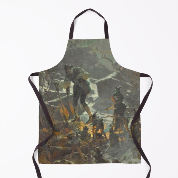 Item preview, Edgar Bundy (British, 1862-1922) The grave digger and the elves designed and sold by Vintage Designs +.
