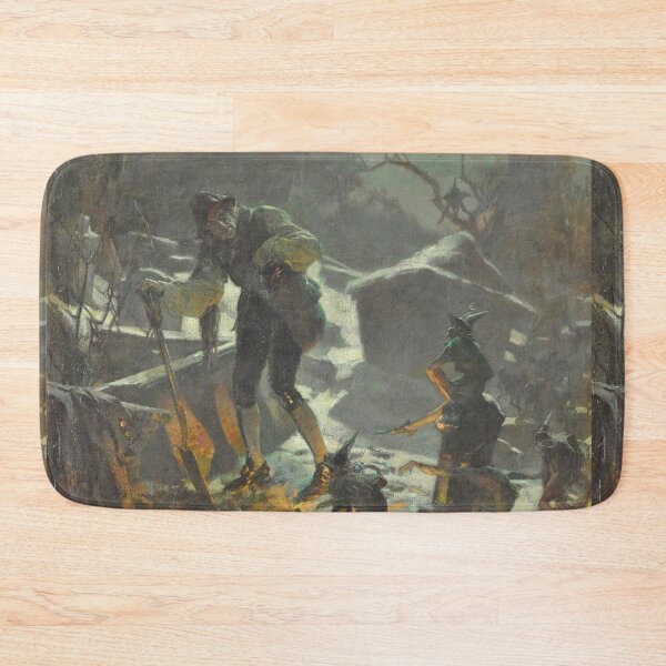 Item preview, Edgar Bundy (British, 1862-1922) The grave digger and the elves  designed and sold by Vintage Designs +.