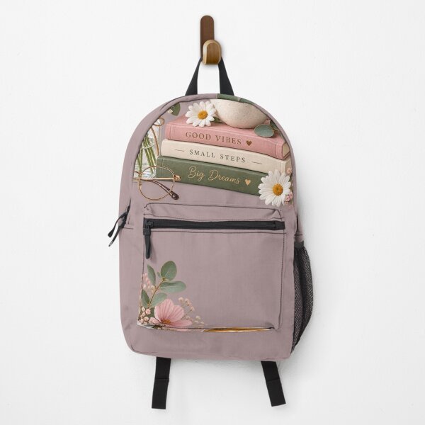 Item preview, Good Vibes Small Steps Big Dreams | Floral Cozy Design designed and sold by TinyHeroLab.