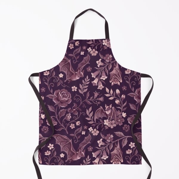 Item preview, Bats and Blooms - Botanical Seamless Halloween Pattern designed and sold by inkaylindesign.