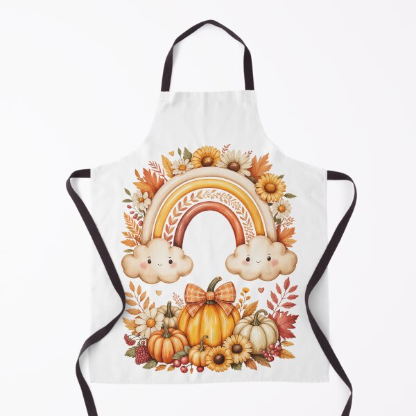 Item preview, Cute Autumn Rainbow and Pumpkins designed and sold by jkrphoto.