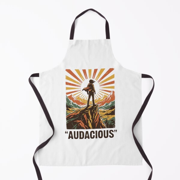 Item preview, Audacious Vintage Adventure Mountain Retro 1970s Travel Poster T-Shirt designed and sold by urbinet.