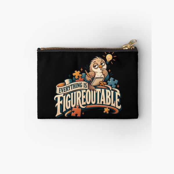 Item preview, Everything Is Figureoutable Funny Bird Motivational Design designed and sold by PunchDrop.