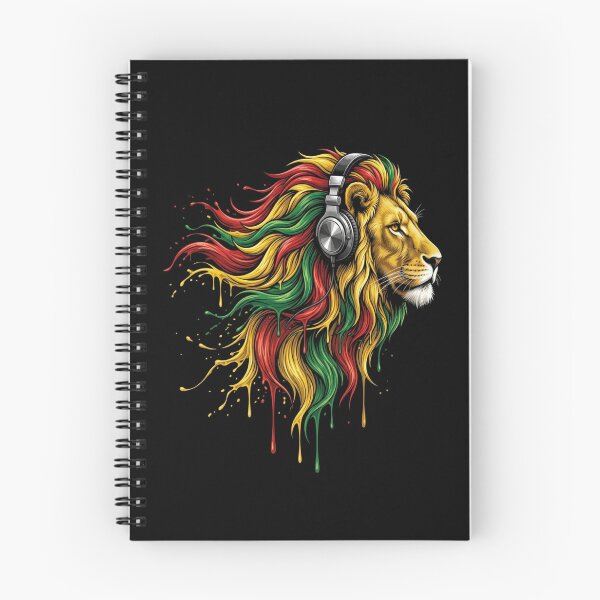 Item preview, Rasta Lion With Headphones designed and sold by RastaColors.