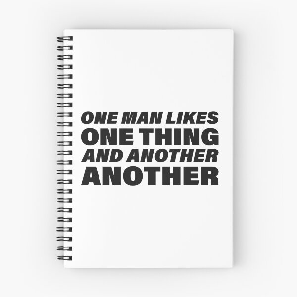 Item preview, One Man Likes One Thing and Another Another — The Odyssey Quote (White Version) designed and sold by LiteraryRelics.