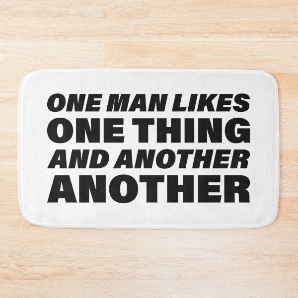 Item preview, One Man Likes One Thing and Another Another — The Odyssey Quote (White Version) designed and sold by LiteraryRelics.