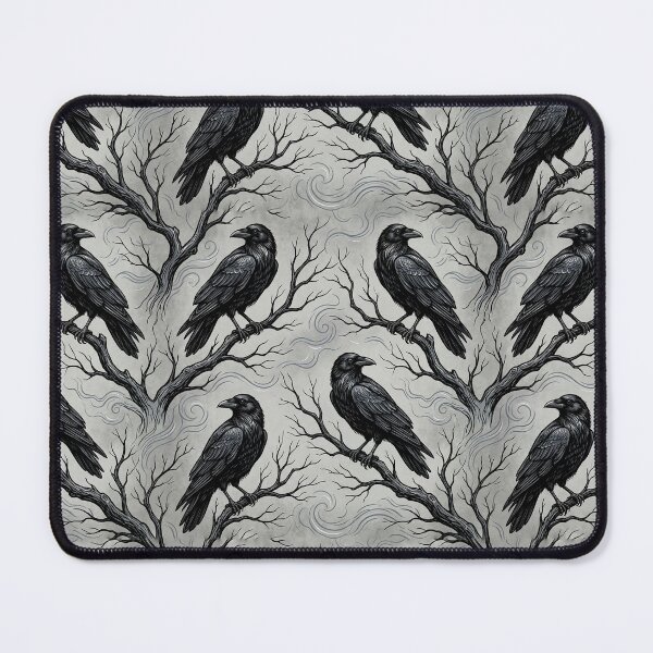 Item preview, Raven Nights - Vintage Seamless Halloween Pattern designed and sold by inkaylindesign.