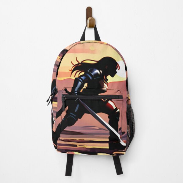 Item preview, Fantasy - Female Silhouette, Stylized Combat at Dusk designed and sold by AnimeShin.