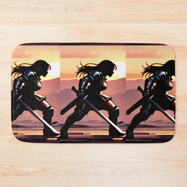 Item preview, Fantasy - Female Silhouette, Stylized Combat at Dusk designed and sold by AnimeShin.