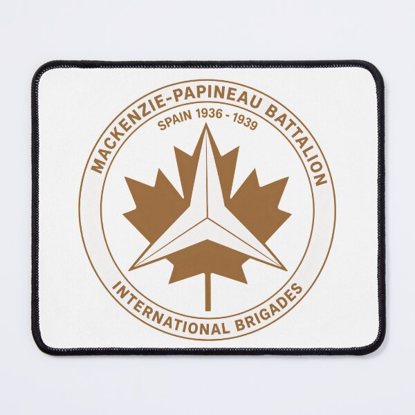 Item preview, Mackenzie Papineau Battalion International Brigades Antifascist Emblem Print designed and sold by PinUpPizzazz.