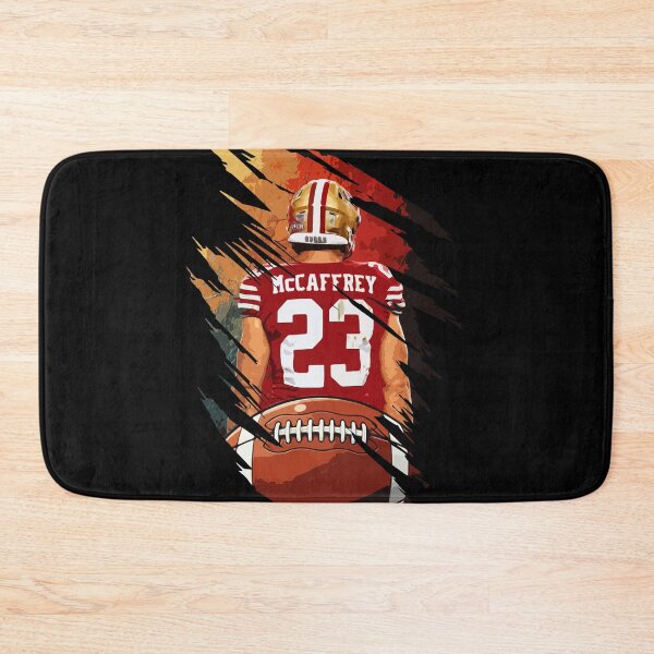 Item preview, Christian McCaffrey Football Back View Artwork with Jersey Number 23 designed and sold by Zigmak.