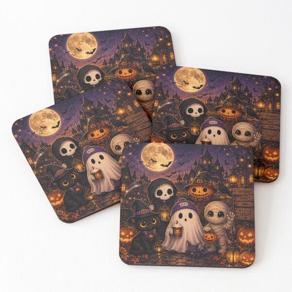 Item preview, Cute Halloween Squad – Spooky Sweet Creepy Characters designed and sold by TeikunShop.