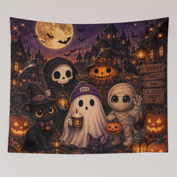 Item preview, Cute Halloween Squad – Spooky Sweet Creepy Characters designed and sold by TeikunShop.