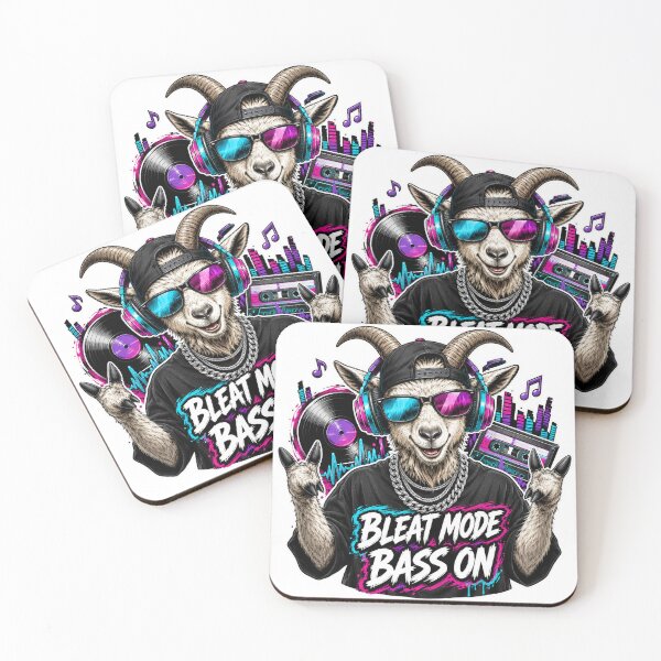 Item preview, Cool Music Lover Goat in Headphones designed and sold by Kolibra.