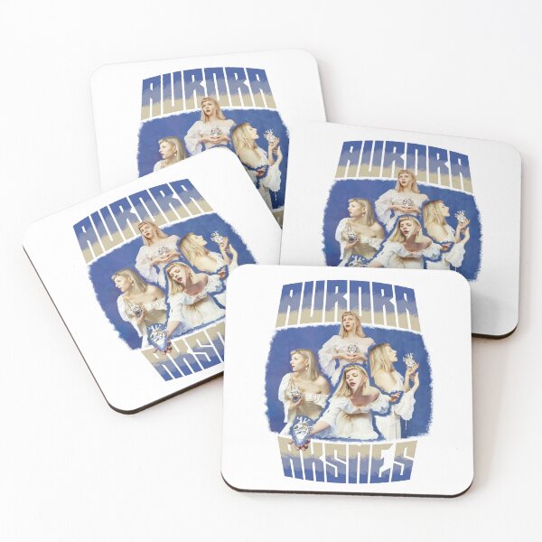 Item preview, Aurora Aksnes "What Happened To The Heart" - Collage Blue to Yellow Letters designed and sold by EugeSLCD.