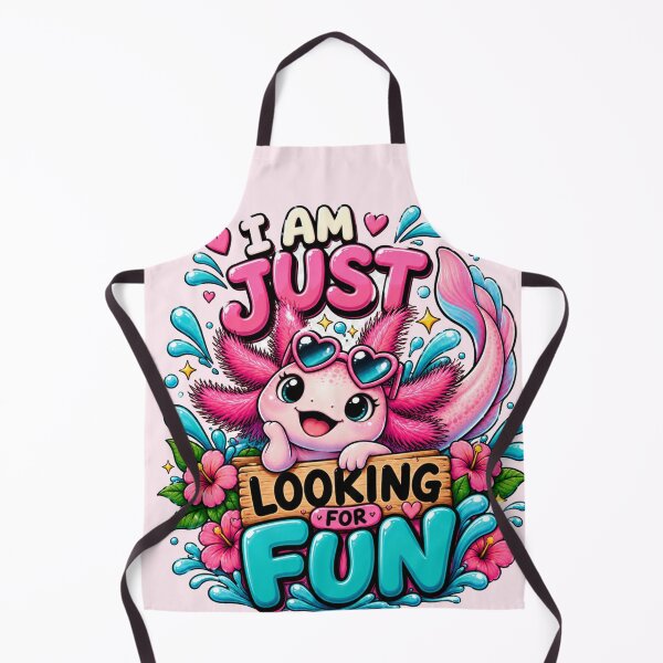 Item preview, Cute Axolotl "I Am Just Looking For Fun"  designed and sold by BLUESKY11a.