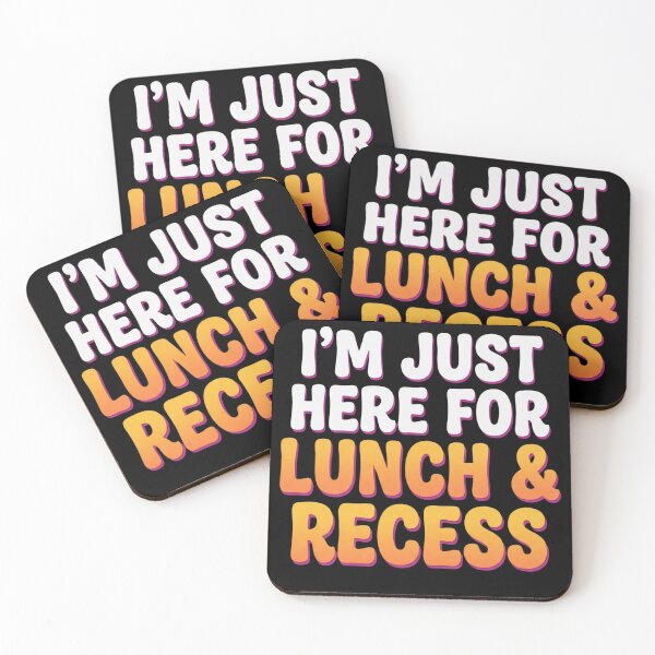Item preview, I'm Just Here for Lunch and Recess Funny First Day of School T-Shirt | Cute Student Back to School Graphic Gift designed and sold by Trendably.