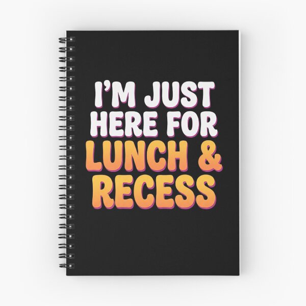 Item preview, I'm Just Here for Lunch and Recess Funny First Day of School T-Shirt | Cute Student Back to School Graphic Gift designed and sold by Trendably.