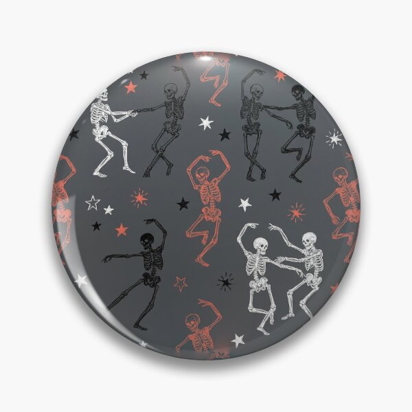 Item preview, Skeleton Dance - Hand Drawn Seamless Halloween Pattern designed and sold by inkaylindesign.