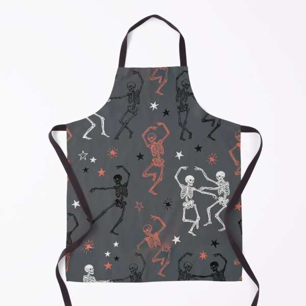 Item preview, Skeleton Dance - Hand Drawn Seamless Halloween Pattern designed and sold by inkaylindesign.