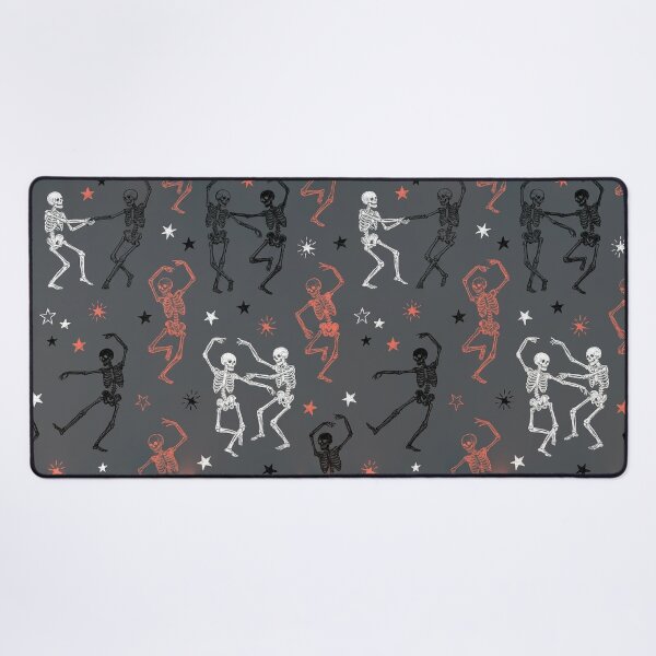 Item preview, Skeleton Dance - Hand Drawn Seamless Halloween Pattern designed and sold by inkaylindesign.