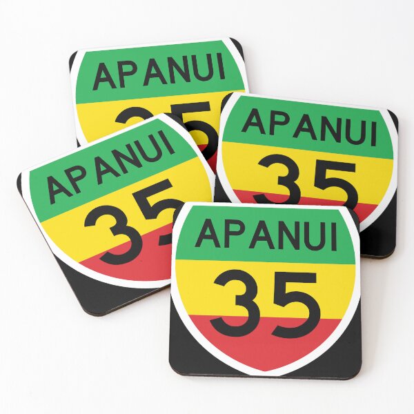 Item preview, Apanui Highway 35 - Rasta colours designed and sold by MY NEW ZEALAND.