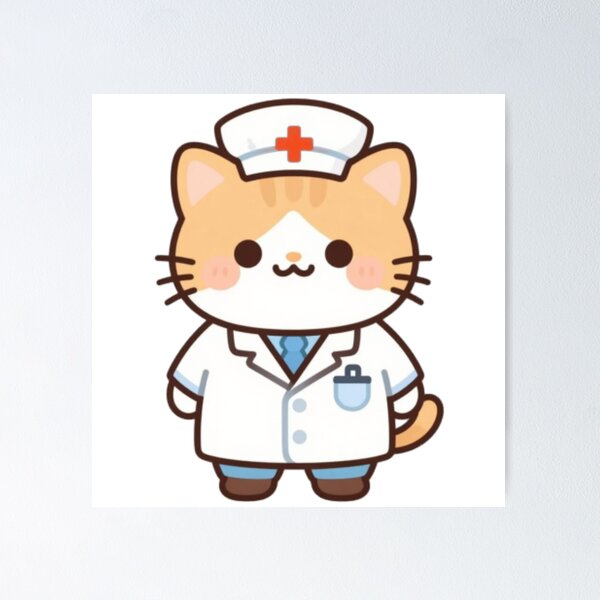 Item preview, Doctor Cat designed and sold by Korral.