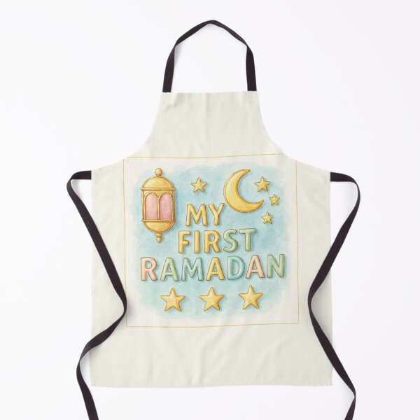 Item preview, My First Ramadan (V.14) – Pastel Islamic Lantern and Crescent Moon Design designed and sold by D-Islamic.